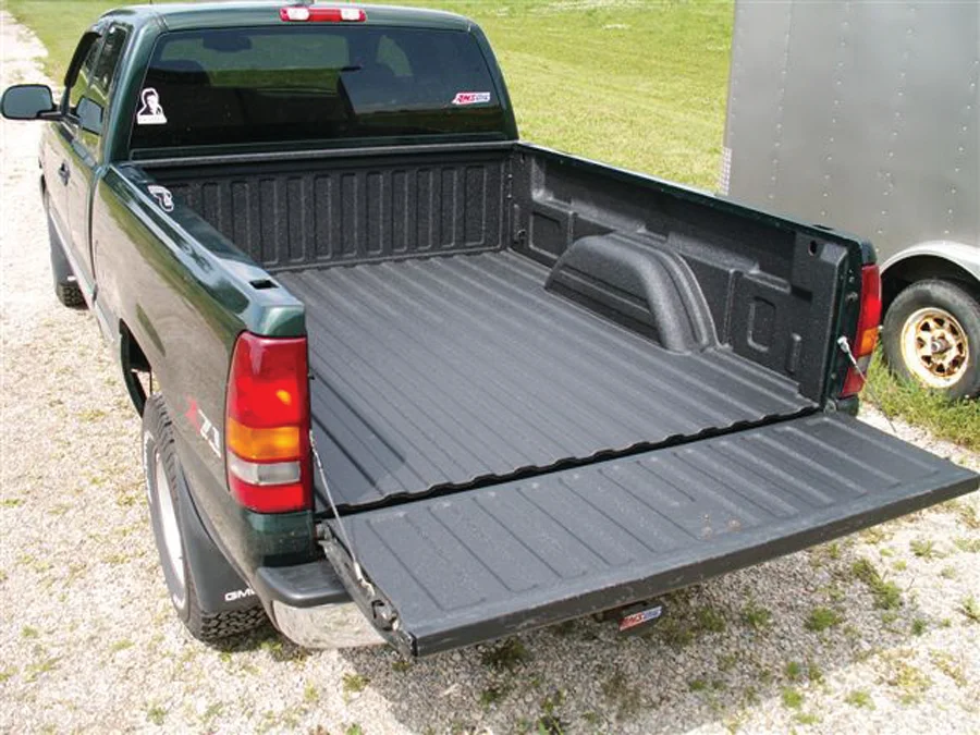 Completed Flak Jacket polyurea bed liner job — finished result